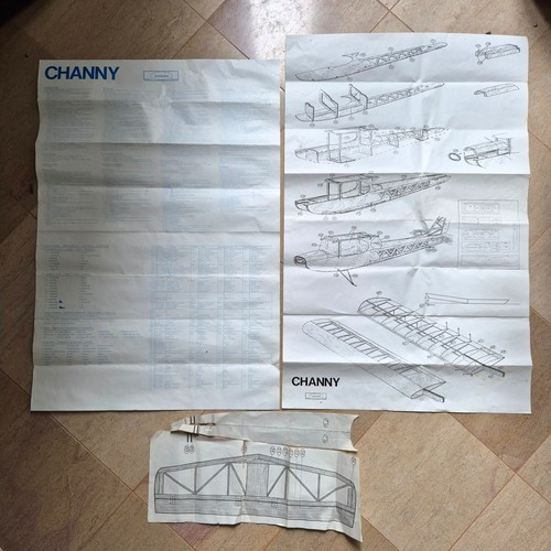 Vintage plan avion rc - plan,