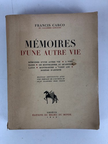 Mémoires une autre - mémoires, vie