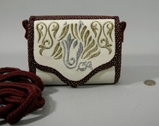 SABRETACHE,  SAC  EN CUIR