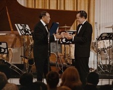 President Richard Nixon gives