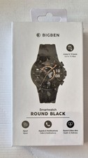 BigBen Connected Montre Connectée Multifonctionnelle Modèle Round Noire 