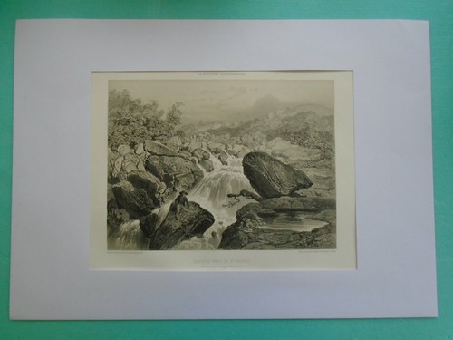 Lithographie la bretagne - -,