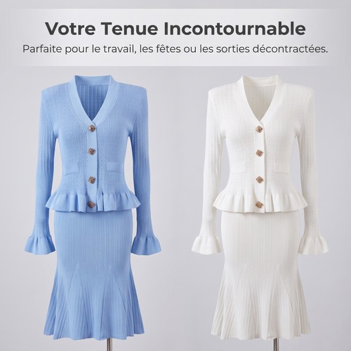 Ensemble cardigan jupe - ensemble,
