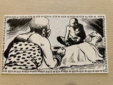 Lot 3 Dessins Dessin Encre