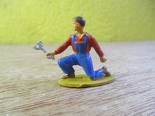 1/43  40mm STARLUX REF 1023 MECANICIEN A GENOUX CLE GARAGE DECOR ACCESSOIRE