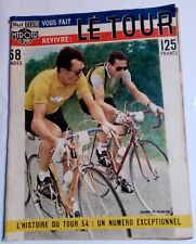But Club. Le Miroir des Sports.  LE TOUR.  Histoire du tour 54 : Bobet et Kubler