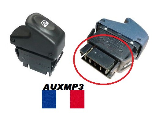 Bouton leve vitre - , renault