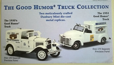 Good Humor Truck Collection (Ford 1931 & Chevy 1953) : Brochure pub DANBURY MINT