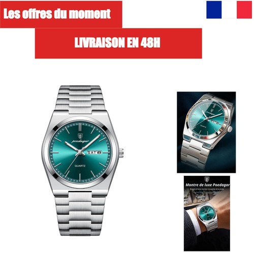 Montre bracelet homme quartz - montre-bracelet,