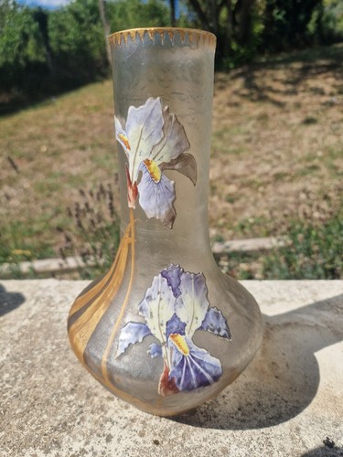 Ancien vase legras montjoye - vase,