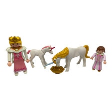 sympa  fée + licorne   Playmobil ( princesse , chateau   ) 0814