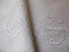 Drap XIXéme fine toile pur