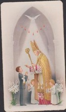 IMAGE PIEUSE HOLY CARD SANTINI