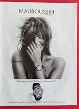 Publicité de Presse: Montre MAUBOUSSIN  et Produits de Beauté DIOR - Luxe  2012