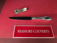 COUTEAU TABLE EMPIRE 25 CM ERCUIS BEL ÉTAT MÉTAL ARGENTÉ.