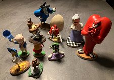 LOT DE 10 FIGURINES 2003 RESINE HEROS LOONEY TUNES DESSINS ANIMES WARNER BROS