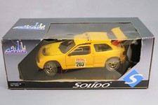 LJ323 SOLIDO ACTUA 8503 1/18 Citroen ZX WRC Rallye Raid 203 jaune