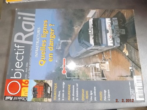 Revue objectif rail 16 - objectif, n°16