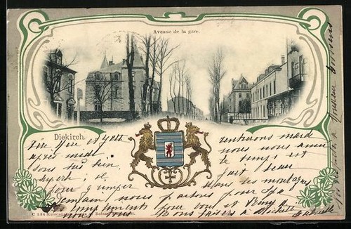 Cpa diekirch avenue la - avenue, de