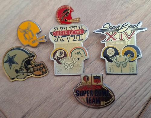 Super bowl nfl lot pins - bowl,
