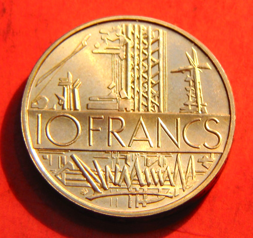 Francs mathieu 1975 - 10,