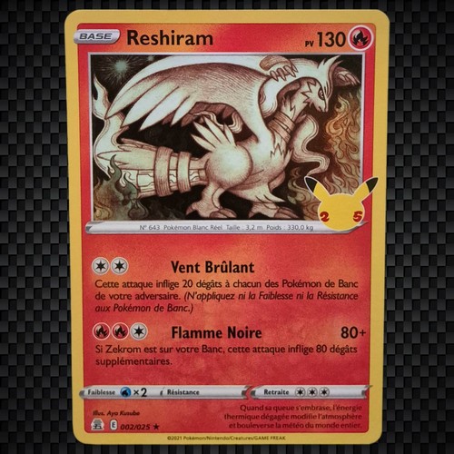 Cartes pokémon reshiram - pokémon,