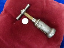 art populaire,tire bouchon cage,H 155mm,P 380g,France,circa 1900