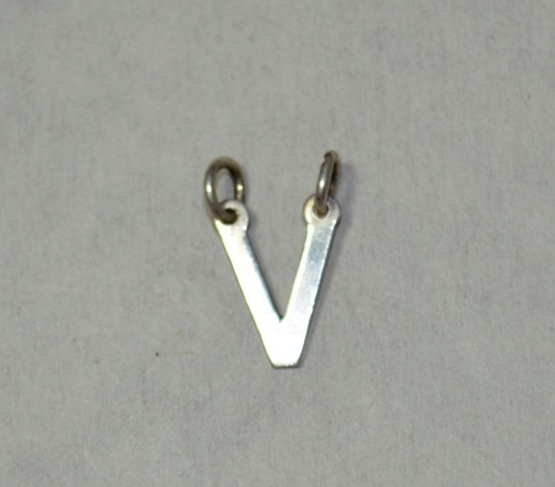 Neuf argent lettre breloque - neuf,