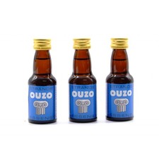 3 x Ouzo (anise) 25ml - Sans