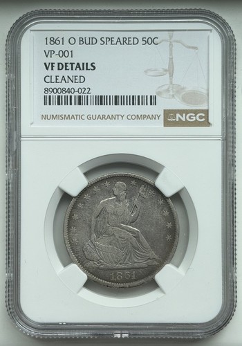 1861 seated liberty - liberty, half