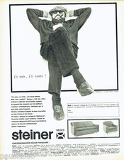 PUBLICITE ADVERTISING 036  1964  Steiner canapé -lit Baltimore fauteuil 2