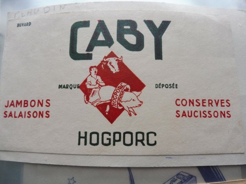 Superbe buvard caby tres - buvard,