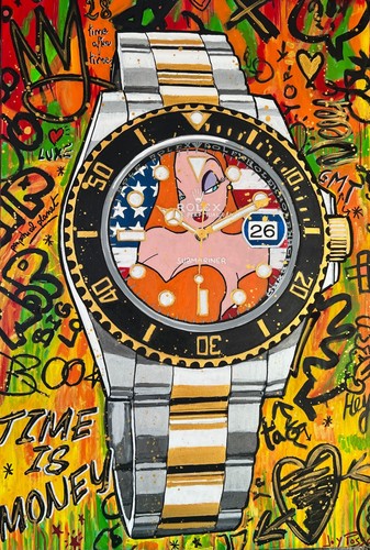 Tableau pop art rolex - pop,