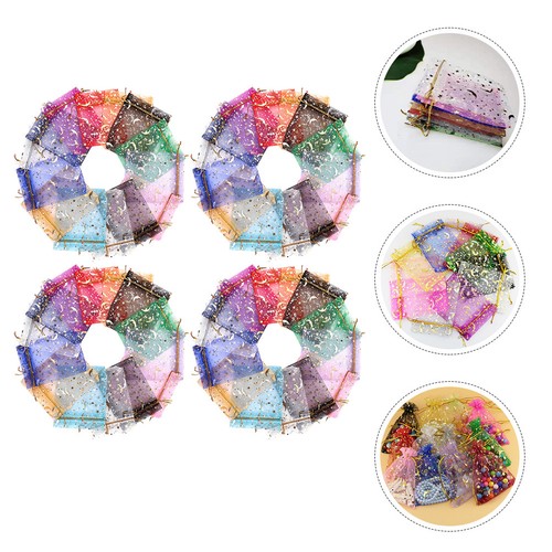 100 pcs petits sacs cordon - 100,