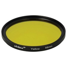 Filtre couleur jaune objectif