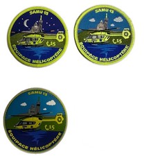 LOT de 3 Tissus SAMU Divers