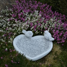 Bol à boire coeur oiseaux