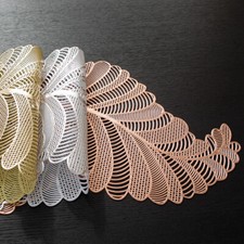 2X PVC Feuille Table Tapis Housse Chemin Cavité Oilproof Imperméable Pièce Décor