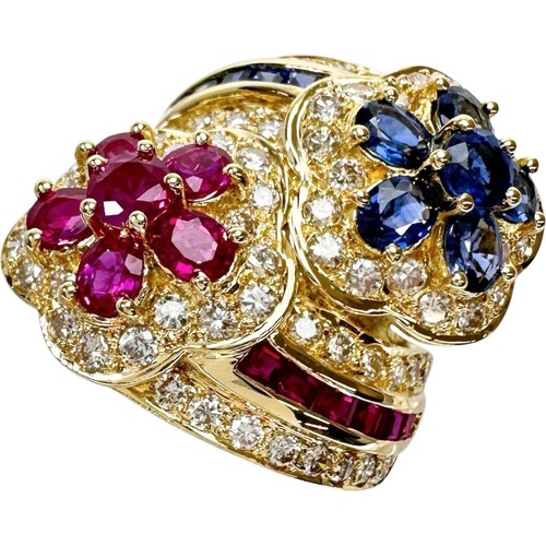 Bague rubis 2 - 5.3, 2.11ct