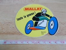 Autocollant MOTO - GOMME MALLAT