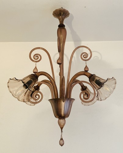 Lustre chandelier vénitien - lustre/chandelier,