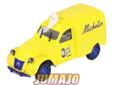 2CV64 Voiture 1/43 NOREV Citroen : 2CV fourgonnette MICHELIN jaune Bibendum