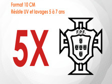 5 stickers autocollant : Portugal coupe FPF (10cm) MAM006