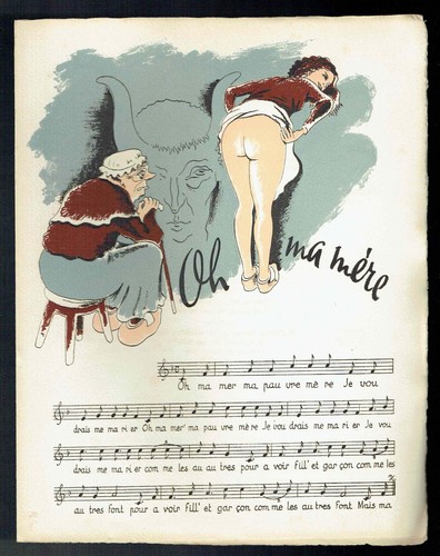 Curiosa partition chanson - partition,
