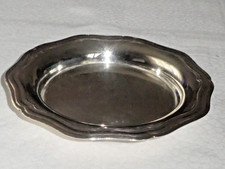 VICTOR SAGLIER coupelle porte bouteille en métal argenté