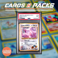 Carte Pokemon Koga's Ditto 132 HOLO Gym Japanese Japonais PSA 9 MINT 🇯🇵