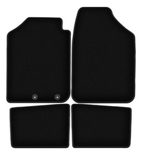 Tapis de sol en velours noir