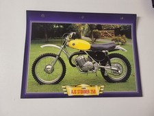 Carte Fiche Moto Passion Édition Atlas Ajs Stormer 250