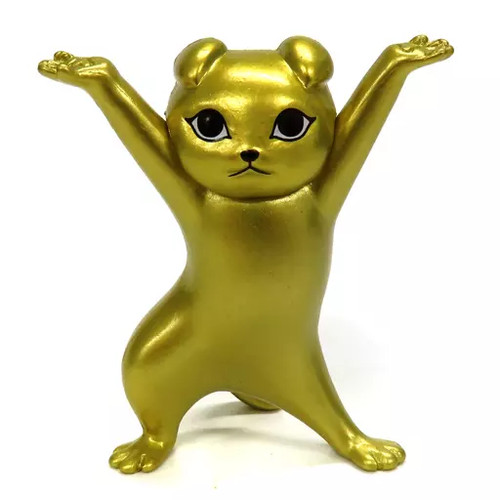 Mini figurine porte stylo chat