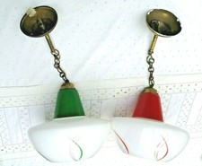 lot de deux 2 lustres design